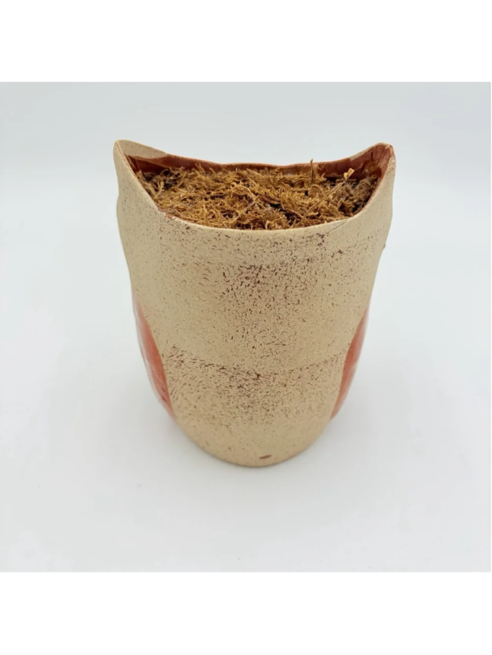 CERAMIC OWL Planter Succulent Pot Vintage Style Made in Taiwan 4.5”